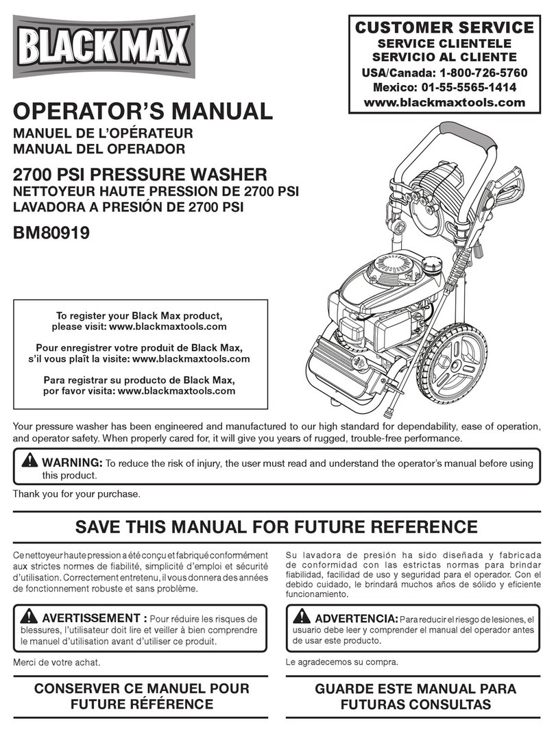 Black Max BM80919 Operator's manual