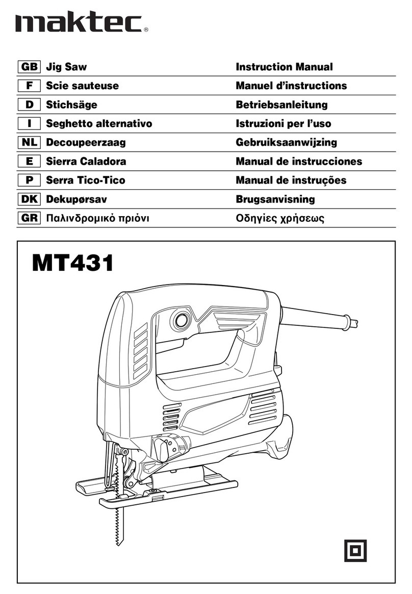 Maktec MT431 instruction manual