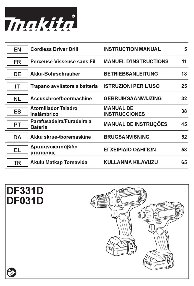 Makita DF331D instruction manual
