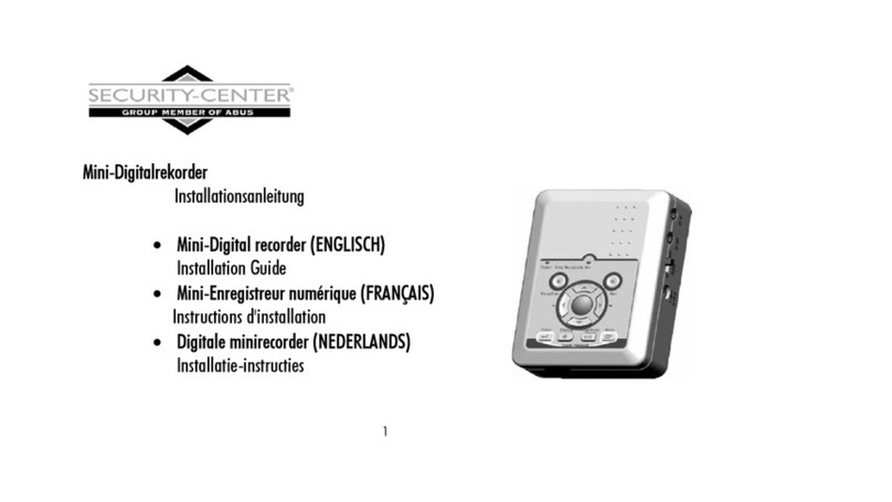 Security-Center TV8450 installation guide
