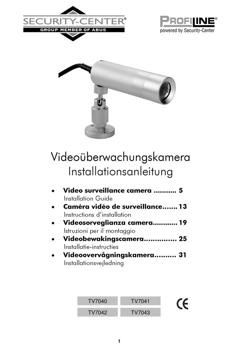 Security-Center TV7040 installation guide