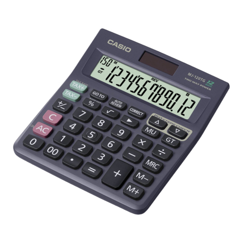 Casio DJ-120TG User manual