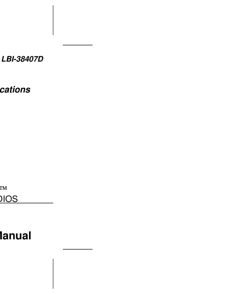 Ericsson M-PA EDACS User manual