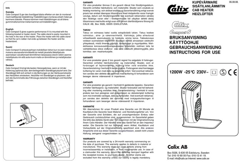 Calix Compact S User manual