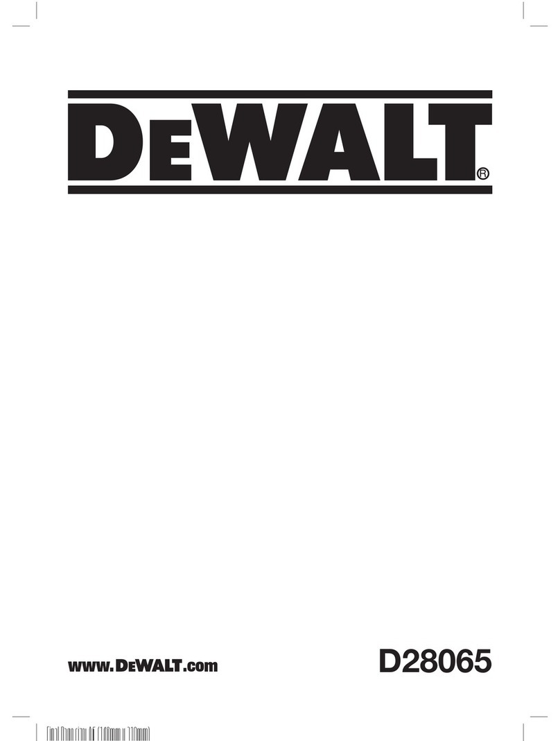 DeWalt D28065 Original instructions