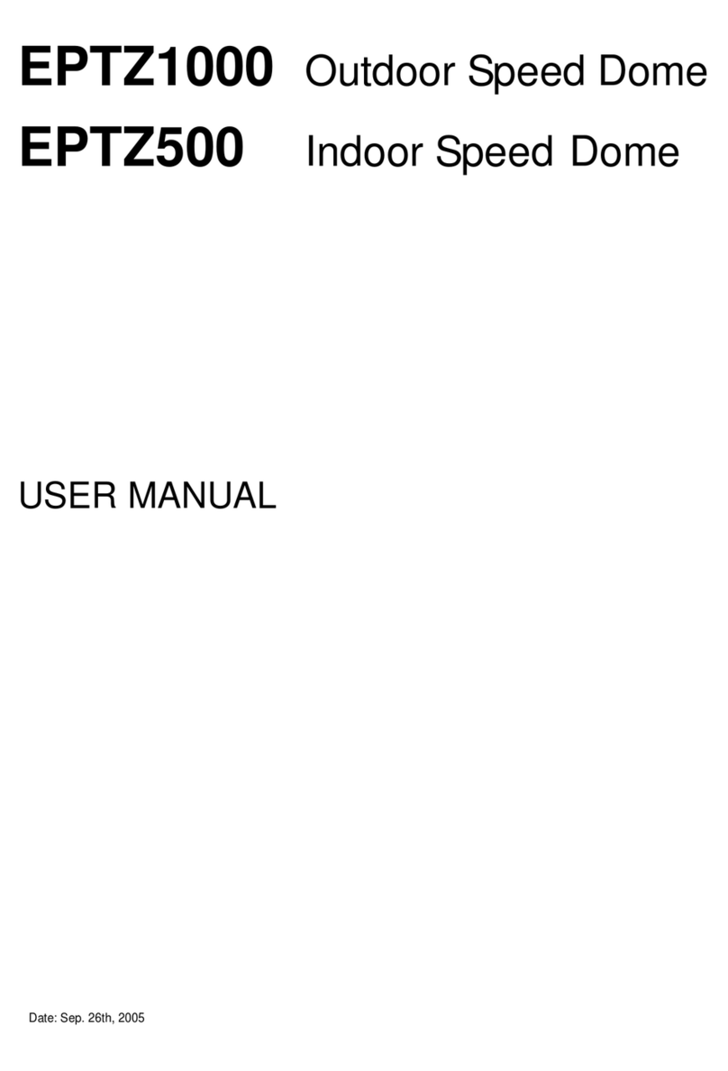 EverFocus Speed Dome EPTZ1000 User manual