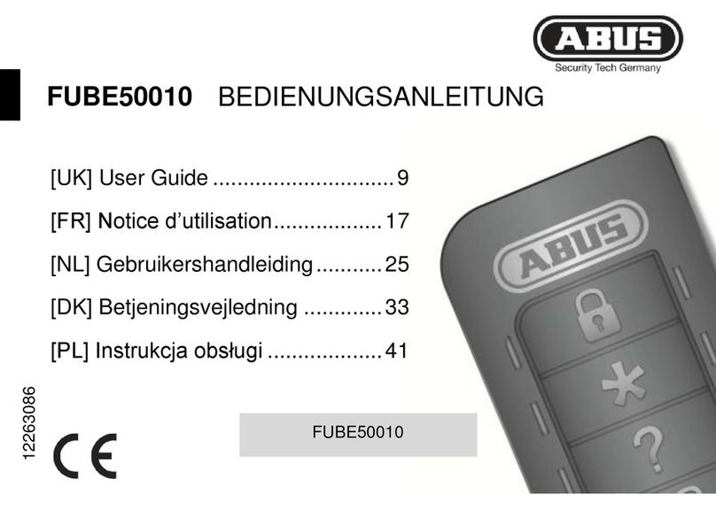 Abus FUBE50010 User manual
