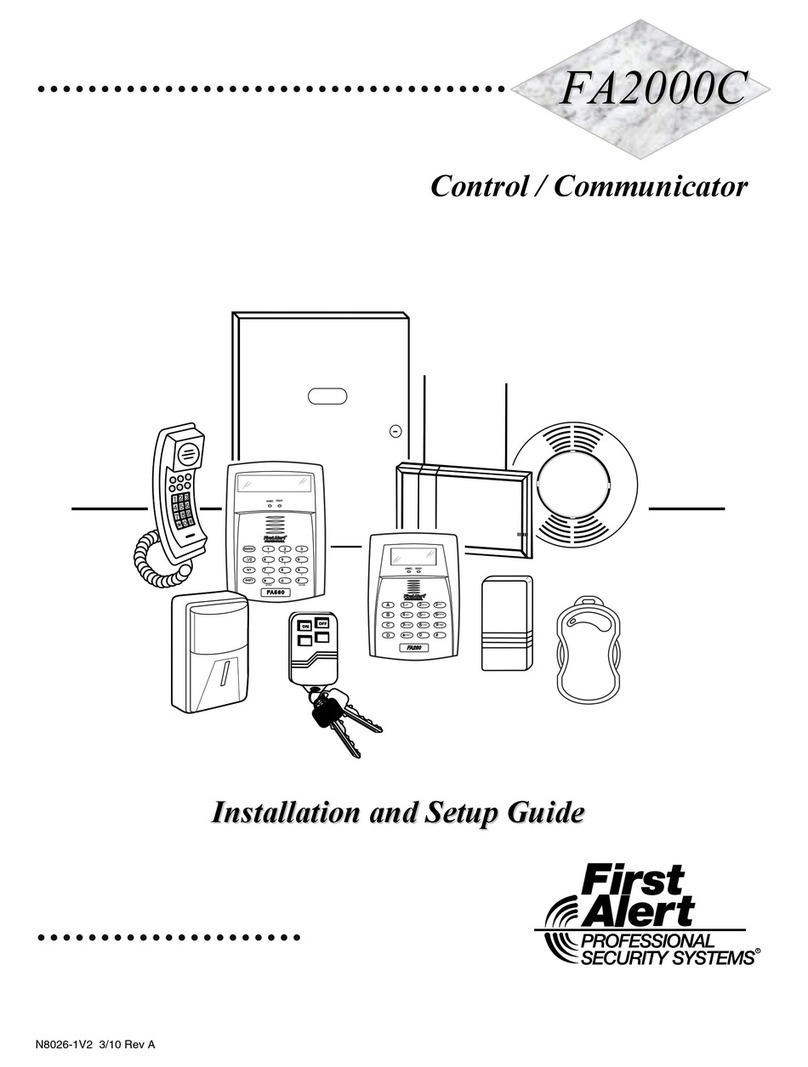First Alert FA2000C Assembly instructions