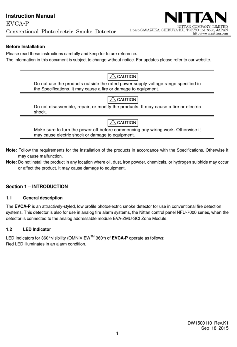 Nittan EVCA-P instruction manual