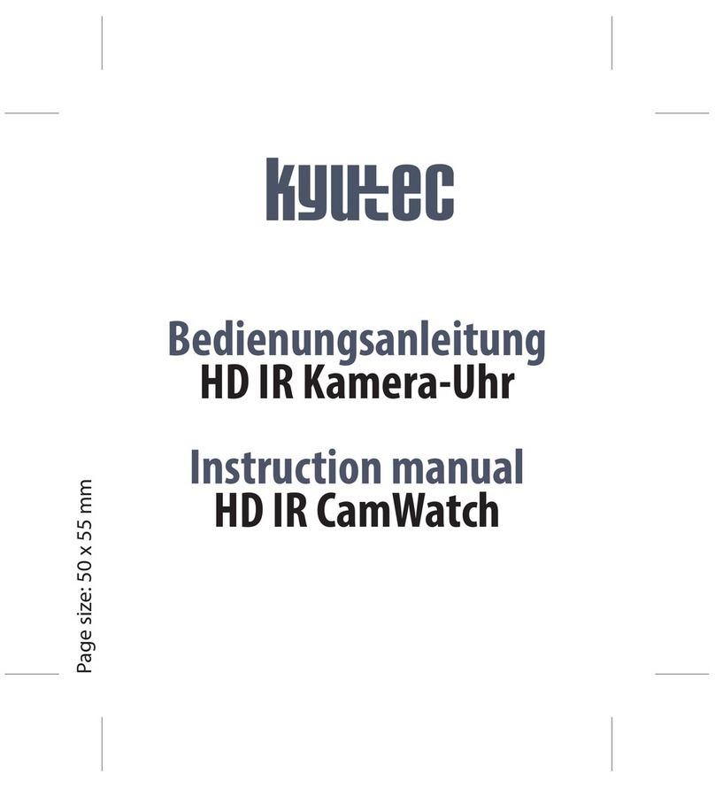 Kyutec HD IR CamWatch User manual