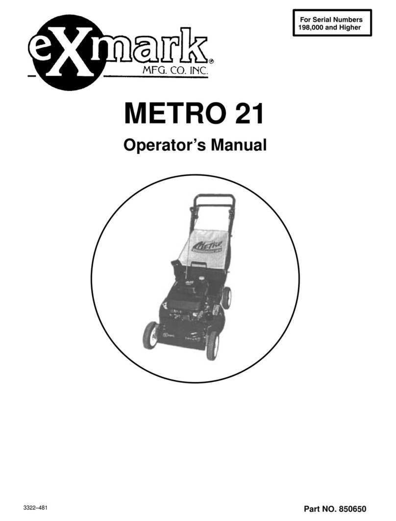 Exmark Metro 21 Series User manual