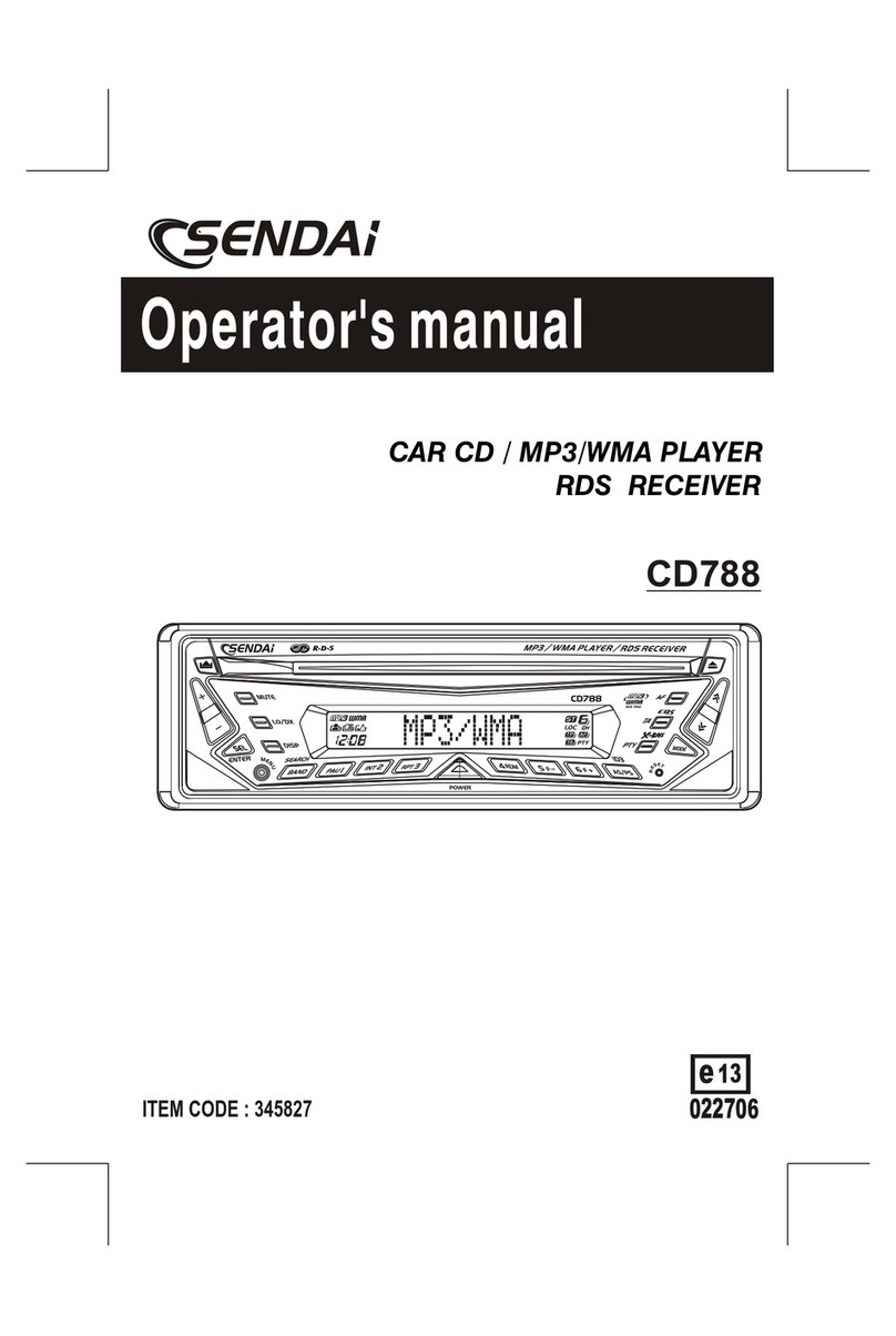 Sendai CD788 User manual