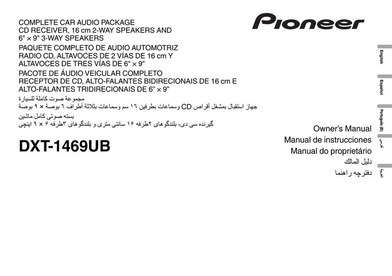 Pioneer DXT-1469UB owner's manual