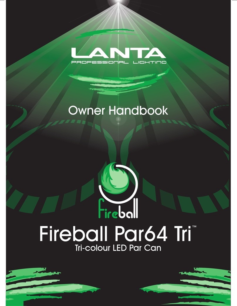 Lanta Fireball Par64 Tr User guide Lanta Fireball Par64 Tr User guide