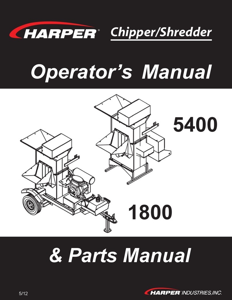 Harper 5400 Operator's manual