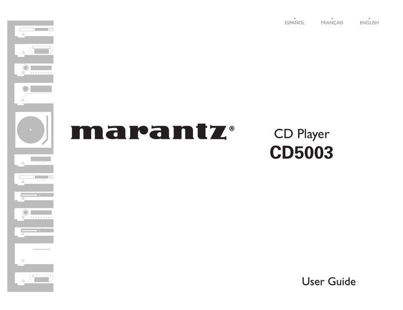Marantz CD5003 User manual