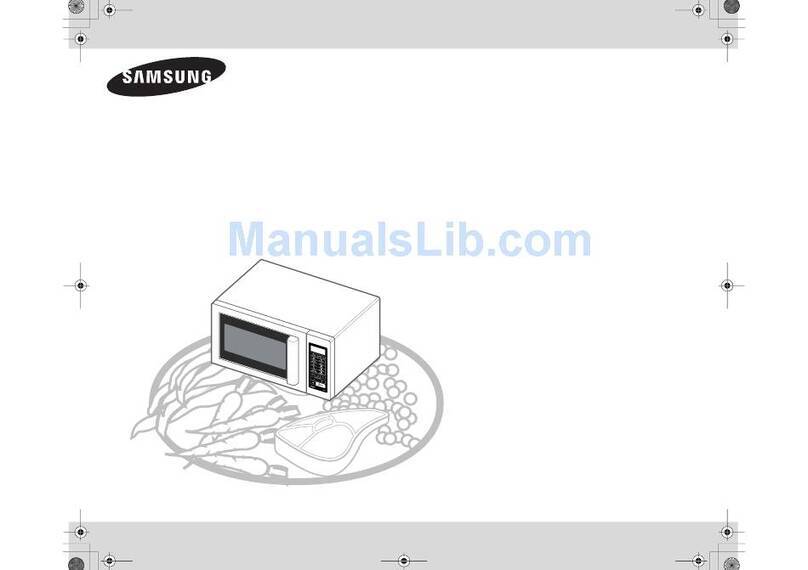 Samsung ce104vd Owner's instructions and cooking guide