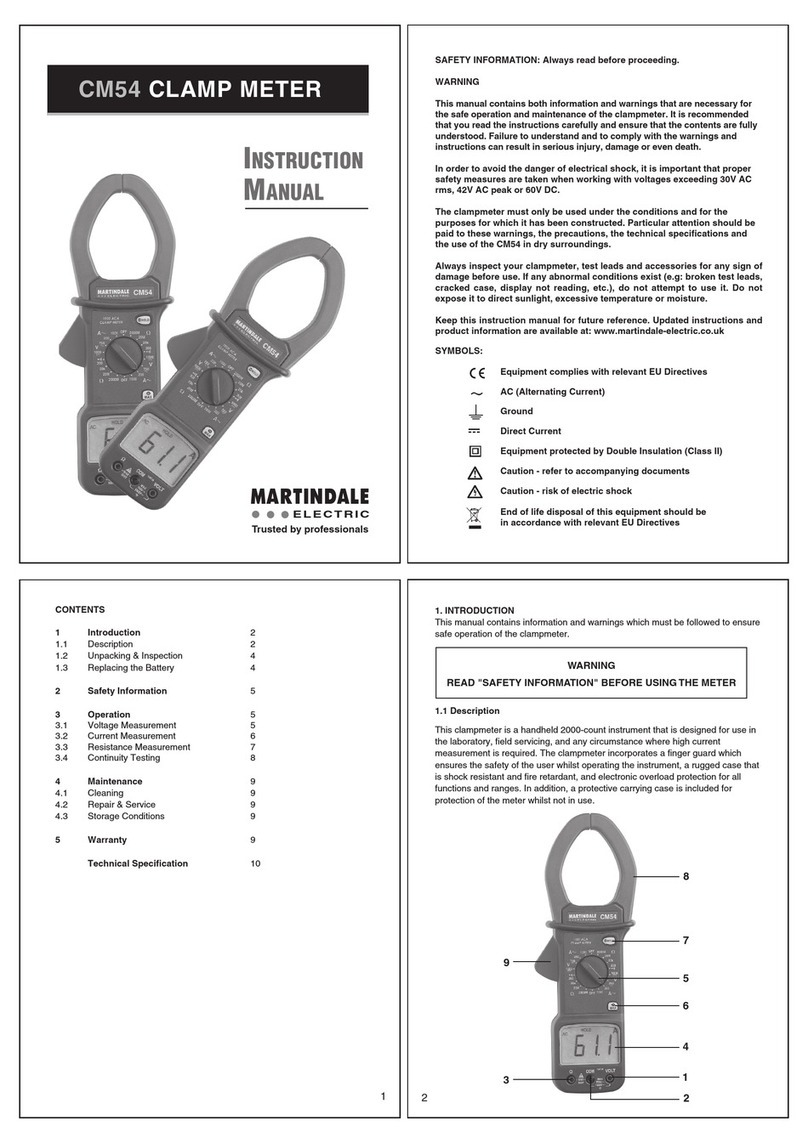 MARTINDALE CM54 User manual