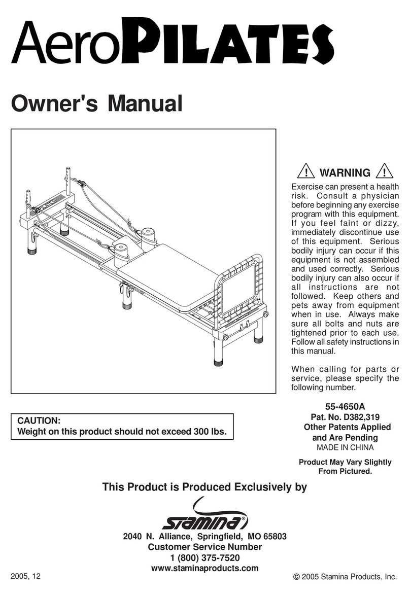 Stamina AeroPilates owner's manual
