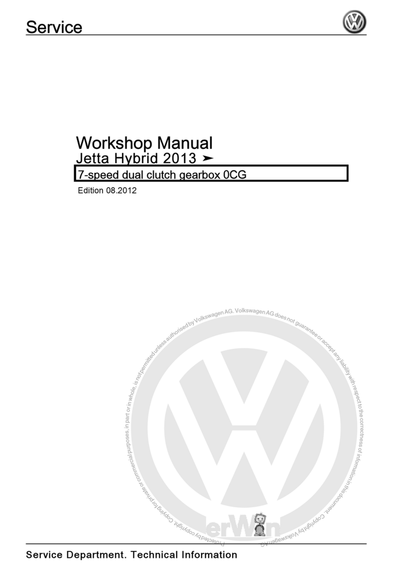 Volkswagen Jetta Hybrid 2013 Workshop manual