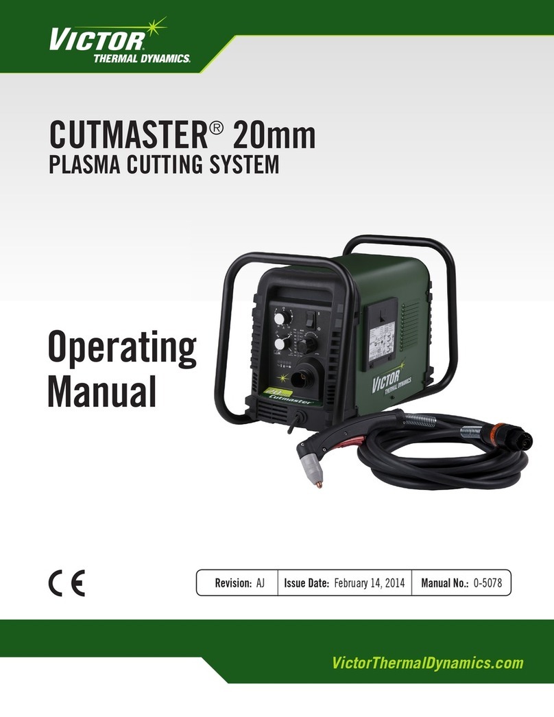Victor CUTMASTER operating manual