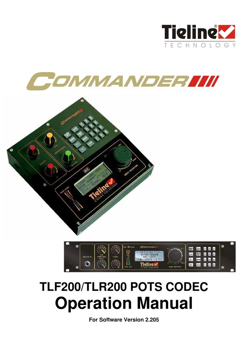 Tieline Commander TLF200 User manual