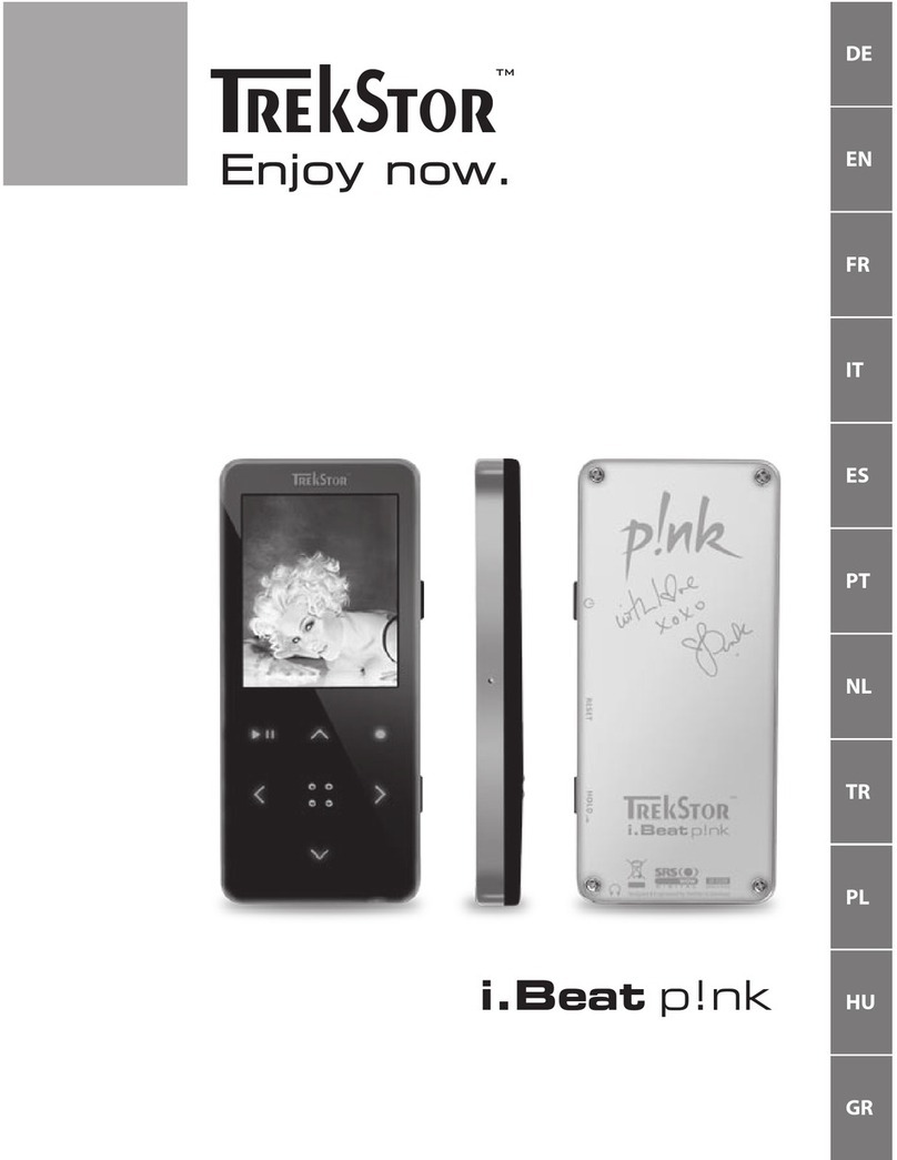 TrekStor i.Beat p!nk User manual