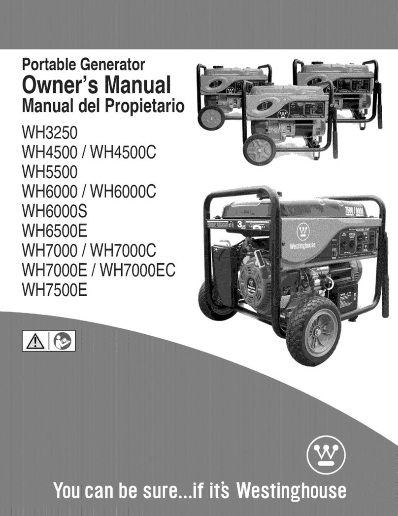 Westinghouse WH3250 User manual