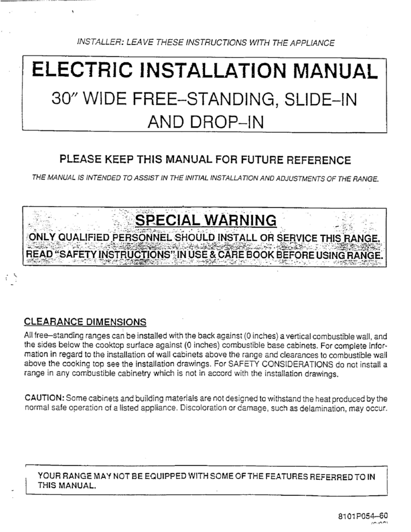 Maytag che9800bce User manual