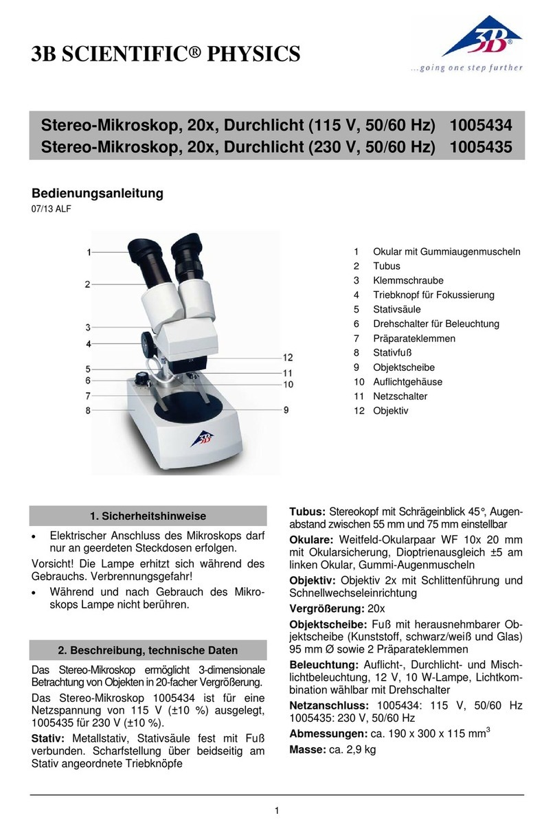3B SCIENTIFIC PHYSICS 1005434 instruction manual