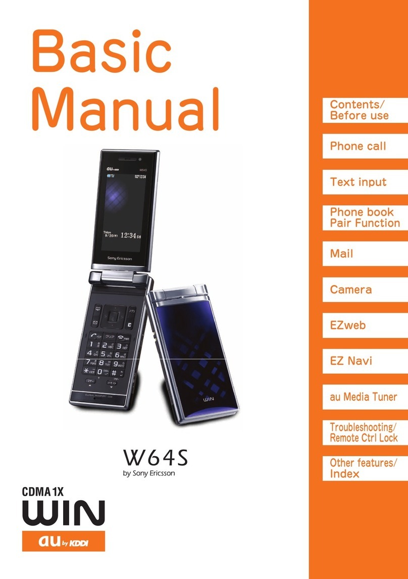 Sony Ericsson W64S user manual