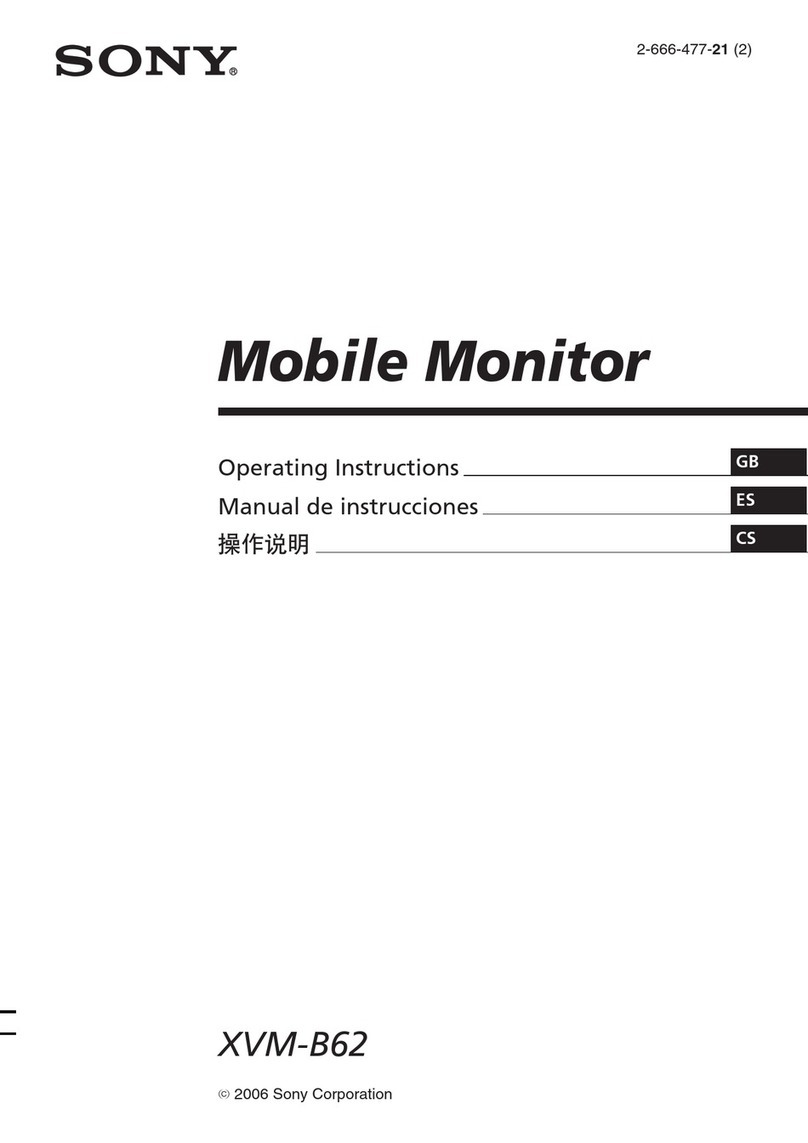 Sony XVM-B62 User manual