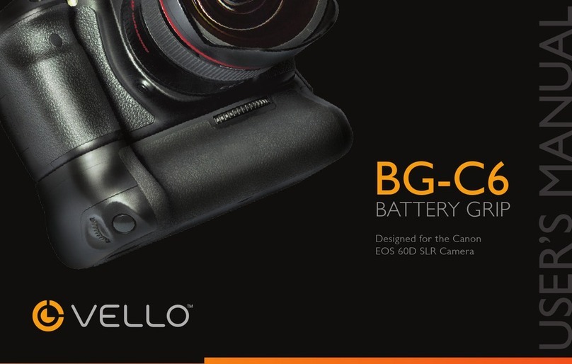 Vello BG-C6 User manual