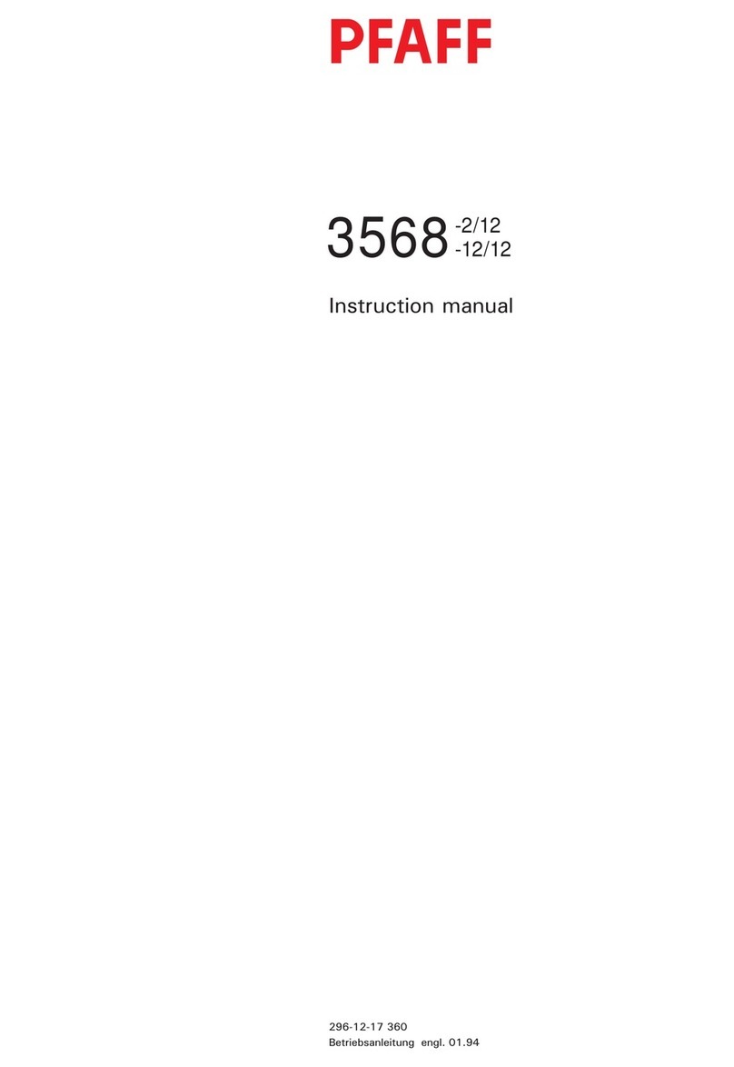 Pfaff 3568-2/12 User manual