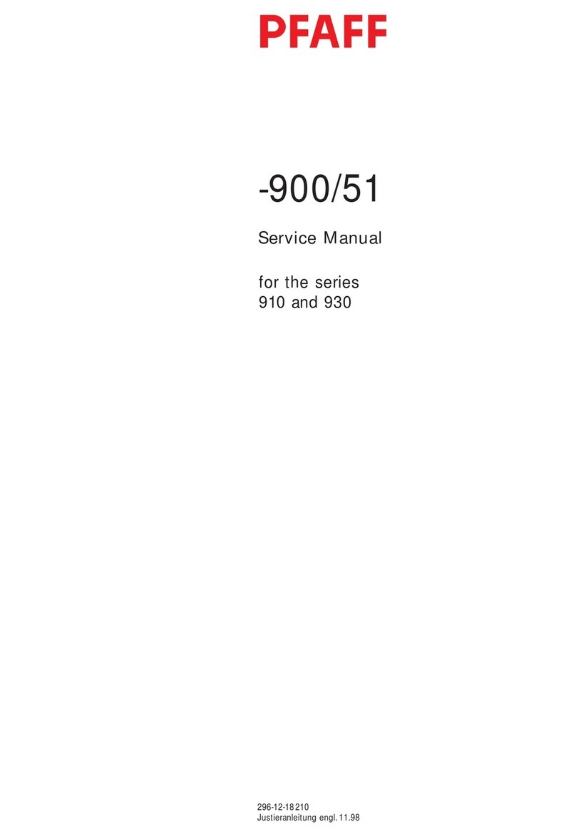 Pfaff 910 Series User manual