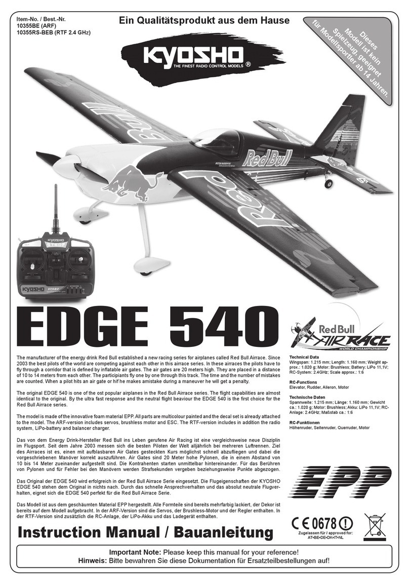 KYAZHO EDGE 540 instruction manual