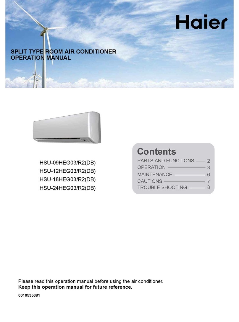 Haier HSU-09HEG03/R2(DB) User manual