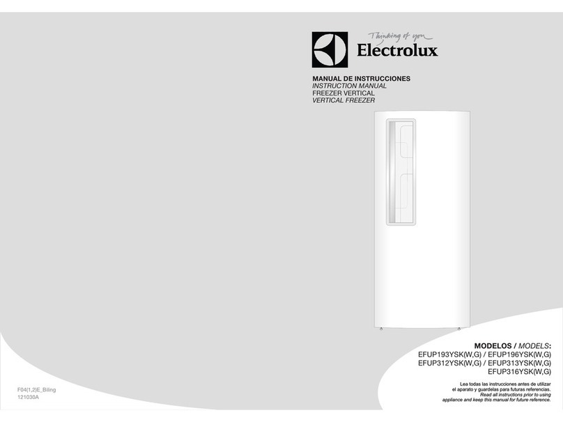 Electrolux EFUP193YSK W instruction manual