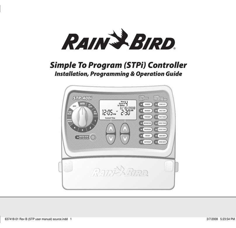Rain Bird STP-400i Installation guide Rain Bird STP-400i Installation guide