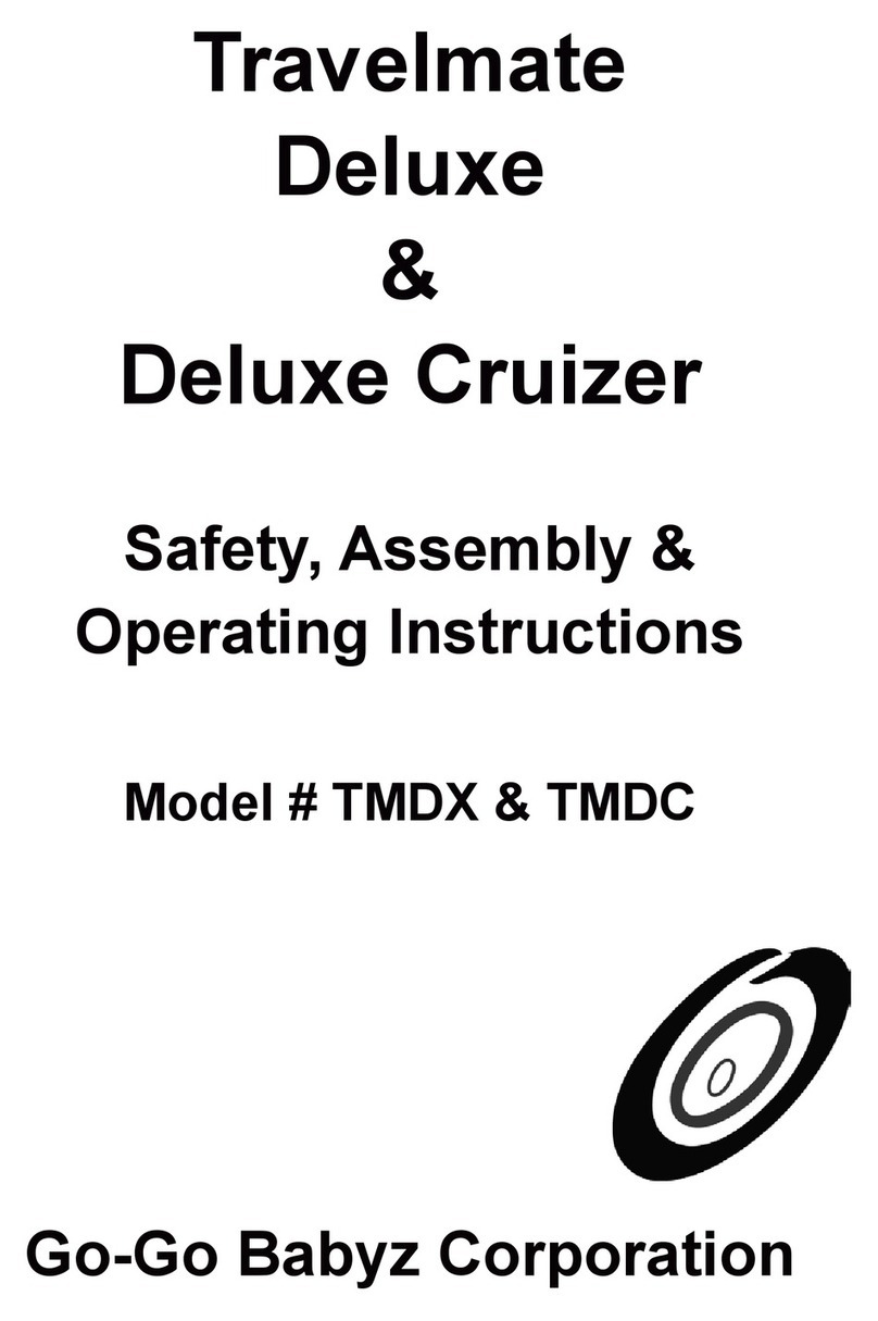 Go-Go Babyz Travelmate Deluxe TMDX Safety, assembly &  operating instructions