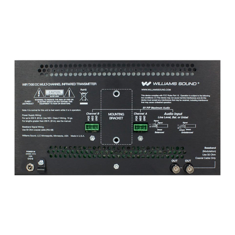 Williams Sound WIR TX90 User manual
