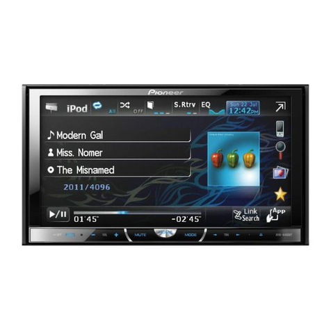 Pioneer AVH-4400BT installation manual