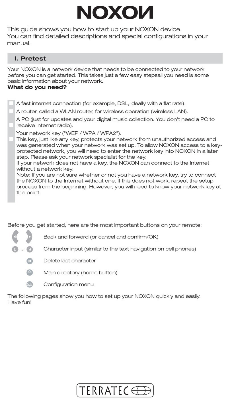 TerraTec NOXON User manual