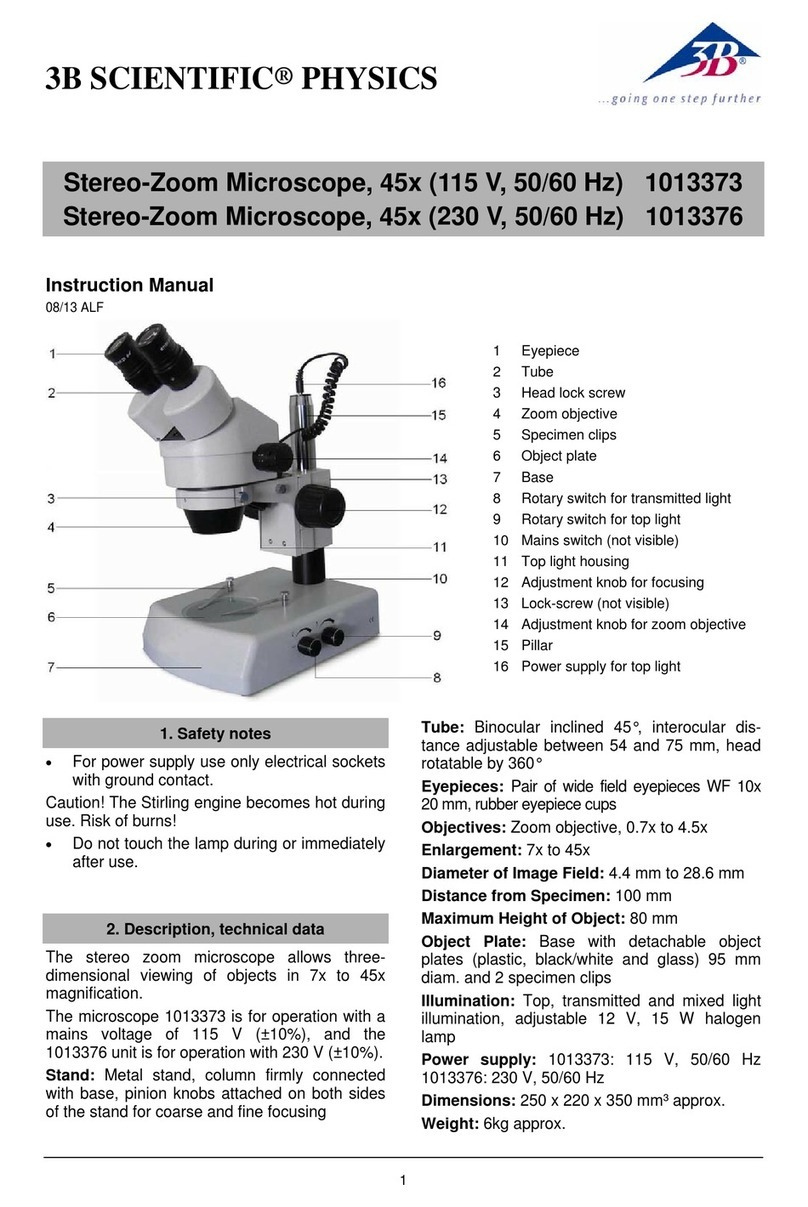 3B SCIENTIFIC PHYSICS 1013373 User manual