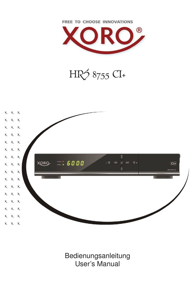 Xoro HRS 8755 CIplus User manual