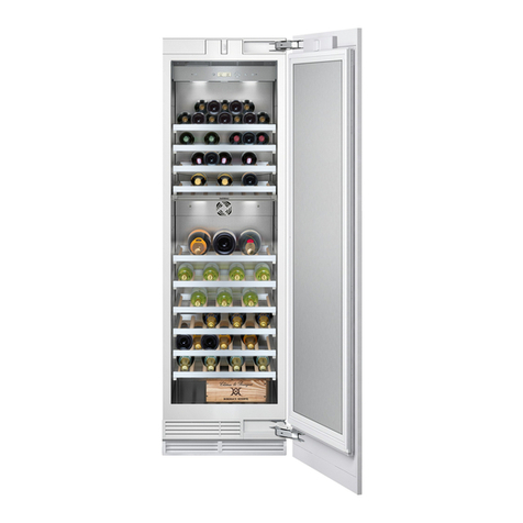 Gaggenau RW 464 Use and care guide