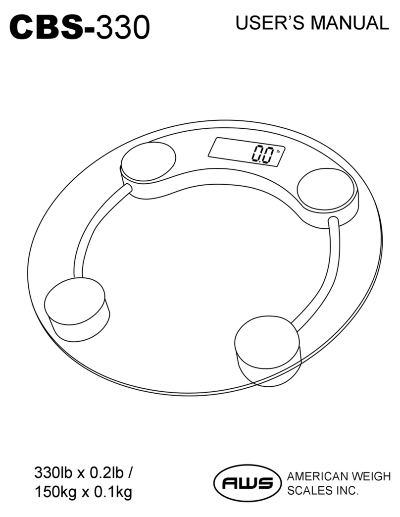 AWS CBS-330 User manual