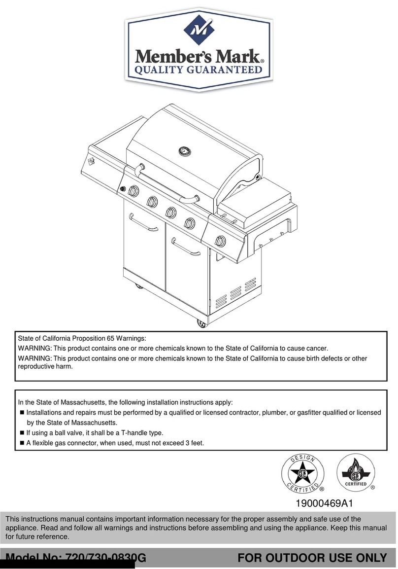 Members Mark 720-0830G User manual