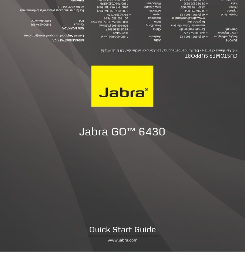 Jabra GO 6430 quick start guide