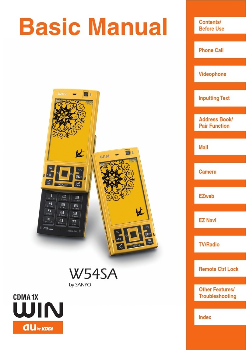 Sanyo W54SA User manual
